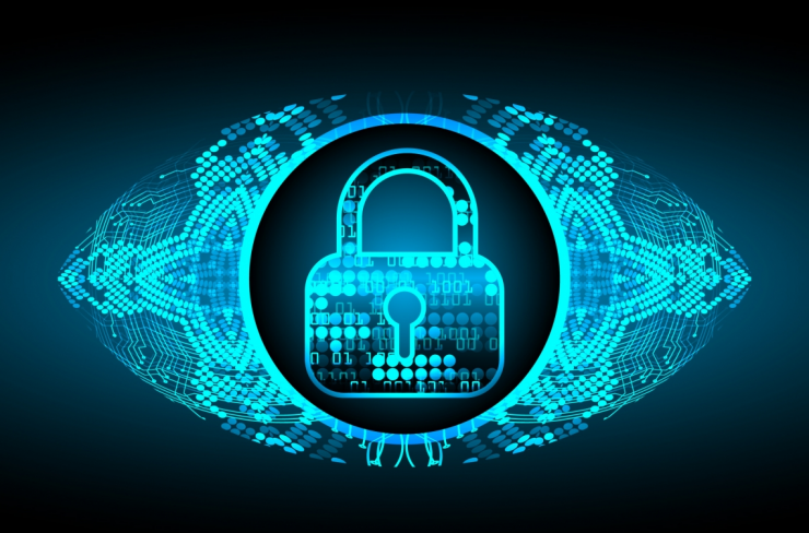 woman in front of large paper filled with notes and post its